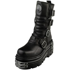 Bottines plateforme New Rock M-373-S44 Noir Unisex - 38 EU