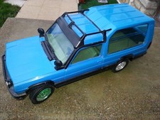 VINTAGE JOUSTRA (FRANCE) TALBOT SIMCA MATRA RANCHO  bleu canard & noir 33 Cm