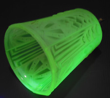 -RARE TULIPE LAMPE LUSTRE OURALINE A. DECO MULLER FRERES LUNEVILLE JUS GRENIER D