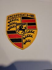 Patch Thermocollant Brodé Porsche H 10cm L 8CM Jaune Et Noir ....