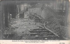 CPA PARIS Incendie de poste Central téléphonique 46 bis rue du Louvre (235111)