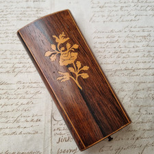 Etui À Couture Coffret Marqueterie Dé A Coudre XIXè Victorian Sewing Case 19th C