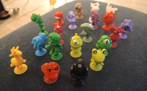 Mini jouets ventouse alien - ,