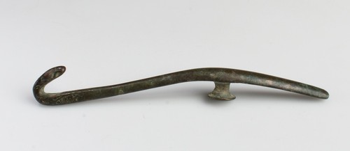 Antique bronze robe hook - antique,
