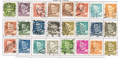 Denmark ww2 king christian - denmark, x