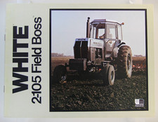 prospectus brochure White 2-105 Field Boss tracteur prospekt traktor tractor IH