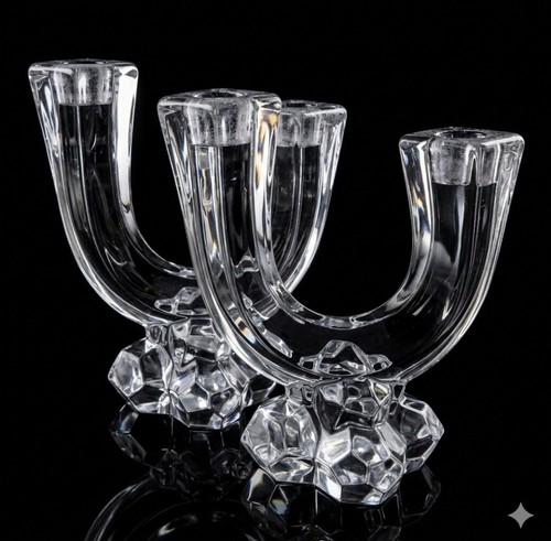 Magnifique paire bougeoirs - magnifique,