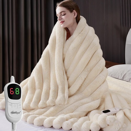 Heated throw blanket - heated,
