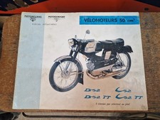 CATALOGUE PIECES DETACHEES MOBYLETTE MOTOBECANE  MOTOCONFORT D52  C52  TT
