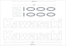 Autocollant kawasaki z1000 - autocollant,