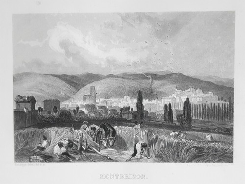 Montbrisson loire gravure - montbrisson,
