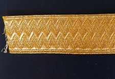 Galon en cannetille or pour