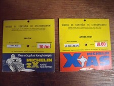 bonhomme MICHELIN disques de stationnement