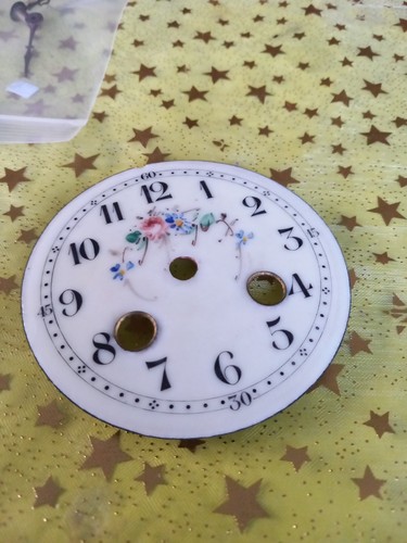Ancien cadran pendule - ancien,