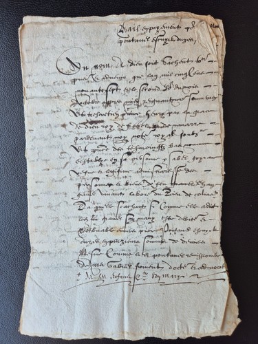 Manuscrit 1597 collioure - manuscrit,