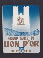 Ancienne  étiquette bagage