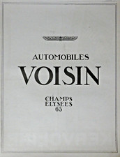 PUBLICITÉ DE PRESSE 1925 AVIONS VOISIN AUTOMOBILES VOISIN CHAMPS ELYSÉES 63
