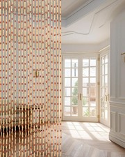 Rideau de Perles en Bois 90x200cm - 45 brins Porte en Perles de Bambou Rétro ...