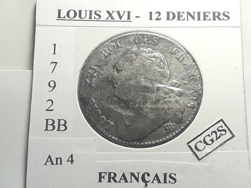 Louis xvi deniers 1792 bb - xvi,