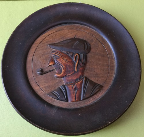 Assiette basque bois homme - basque,