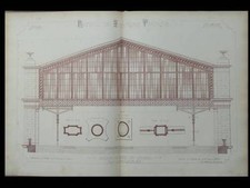 GATEUIL - RECUEIL DE SERRURERIE PRATIQUE - 1877-1880 - THEZARD, GRILLE, BALCON