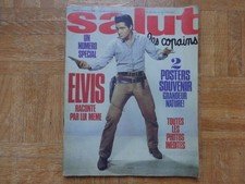 TRES RARE SALUT LES COPAINS  " SPECIAL ELVIS PRESLEY " AVEC LES 2 POSTERS GEANTS