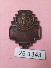 Plaque Saint Christophe vélo