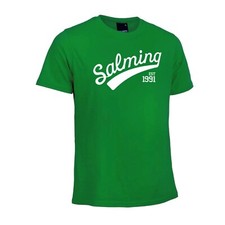 Salming Tshirt Logo Tee Jr Enfants Manches Courtes Coton Sport vert 1167669 0606