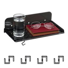 Tablette de lit Mini Table de Chevet à Coller Couchage Mezzanine HxLxP 85x30x...