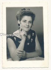 Vintage photo - woman studio portrait