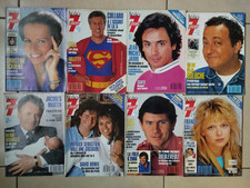 Lot de 8 télé 7 jours de