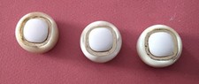 3 Boutons manteaux 2,5 cm