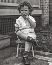 Boy Smoking Cigar 16x20 inch