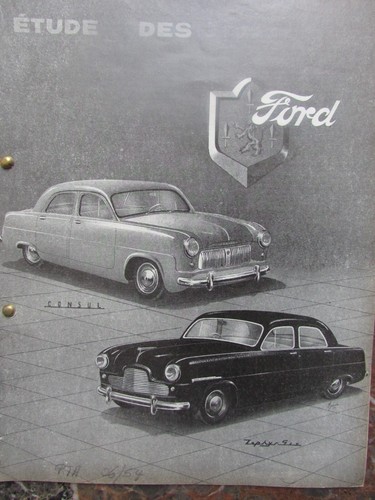 Ford consul zéphyr étude - et,