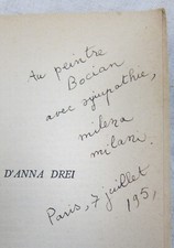 Bel envoi autographe Milena