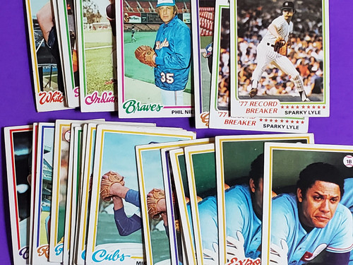 1978 topps baseball trading - topps,