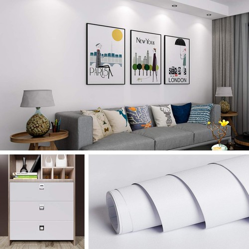 Papier peint blanc mat - papier,