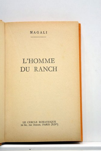 Livre ancien magali homme - ancien, du