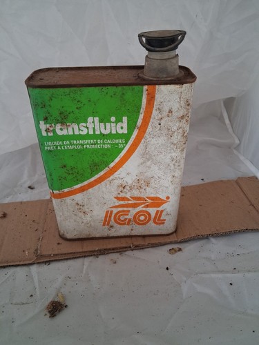 Ancien bidon huile igol - ,