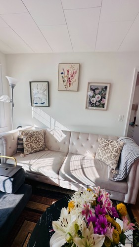 Light beige tufted - beige,