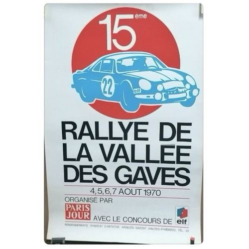 Affiche poster rallye des - affiche,