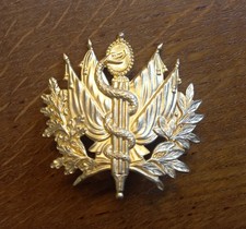 Plaque de képi du Service de Santé