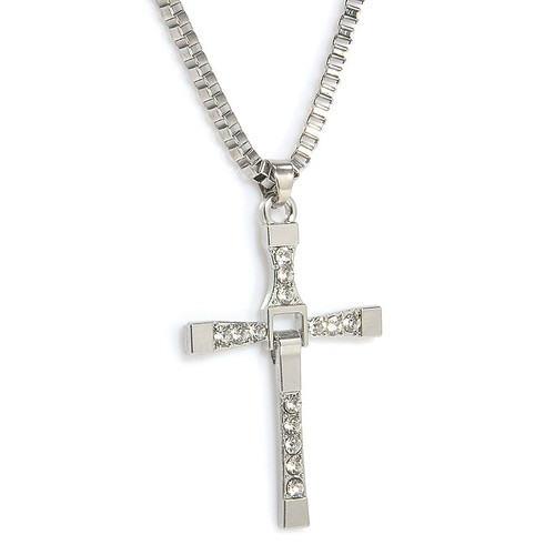 Collier pendentif croix - ,