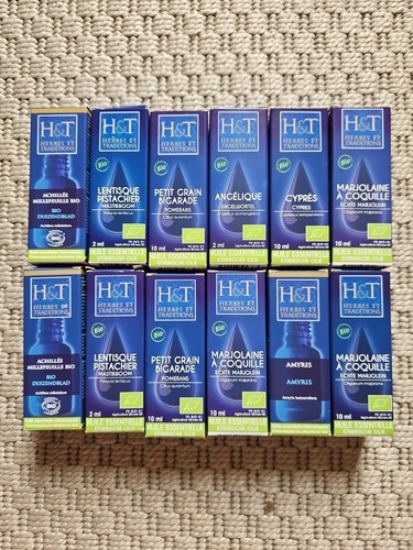 Lot x12 huiles essentielles - lot,