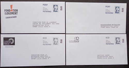 France enveloppes entiers - ,
