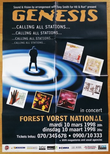 Genesis affiche concert - genesis,