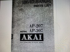 Akai Ap-207 Ap-307 Service