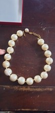COLLIER CHANEL VINTAGE 90 GROSSES PERLES AUTHENTIQUE NO COPY 