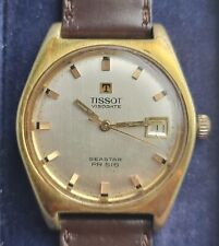 Tissot Visodate Automatic Seastar PR 516 Vintage 1960-1969 Plaquée Or Swiss Made