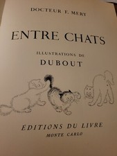 livre : ENTRE CHATS /